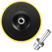 Disco Prato Suporte 180mm 7 Polegadas + Adaptador Pino M14 Haste 8mm KaQi Disco Prato Suporte 180mm 7 Polegadas + Adaptador Pino M14 Haste 8mm KaQi