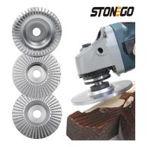 Disco raspador para esmerilhadeira e escultura madeira desbaste profissional