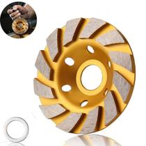 Disco Rebolo Diamantado de Desbaste Concreto Piso Tijolo Mármore Esmerilhadeira Premium Redução