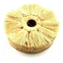 Disco Rebolo Escova Esmerilhadeira 150x50mm Sisal Polimax Disco Rebolo Escova Esmerilhadeira 150x50mm Sisal Polimax