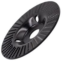 Disco Rebolo Esmerilhadeira Madeira Desbaste Preto Plano 22mm