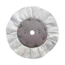 Disco Rebolo Pano Ventilado Polimento 150mm Algodao Cru Disco Rebolo Pano Ventilado Polimento 150mm Algodao Cru