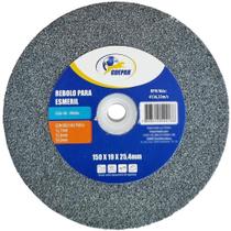 disco Rebolo para Esmeril 6 Pol. Grão 46 com 3 Buchas Profissional