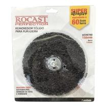 Disco Removedor Tinta/Ferrugem 150mm+Suporte Furadeira Rocast