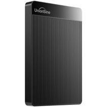 Disco rígido externo portátil UnionSine 2TB USB 3.0 HDD preto