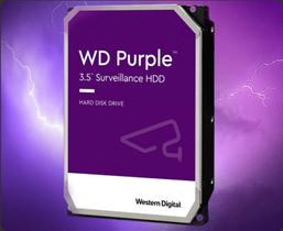 Disco Rígido Interno 6TB Desenvolvido para CFTV WESTERN DIGITAL PURPLE - WD64PURZ