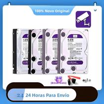 Disco Rígido Interno WD Purple De 4TB Para Vigilância, 3.5 Polegadas SATA III 6Gb/s Para DVR De CFTV