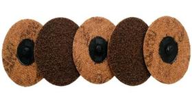 Disco Roloc 3M Marrom Grosso AG 75mm Com 5 Unidades