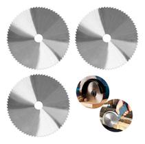 Disco Serra 110x20 72 Dentes 3 Pcs Aço Premium Madeira Atopy