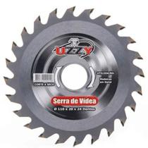 Disco Serra Circular 110 mm x 24 Dentes Furo 20 mm- Uzzy Disco Serra Circular 110 mm x 24 Dentes Furo 20 mm- Uzzy