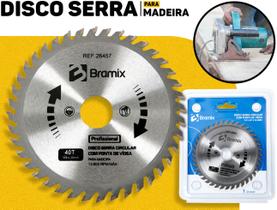 Disco Serra Circular 110mm 40T 20mm Bramix Ponta Videa P/ Corte Fino Em Compensado E Madeira Corte Profissional Disco Serra Circular 110mm 40T 20mm Bramix Ponta Videa P/ Corte Fino Em Compensado E Madeira Corte Profissional