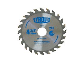 Disco Serra Circular 4 3/8" - 110mm - 24T Tyrolit
