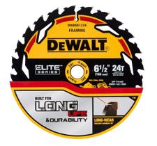 Disco Serra Circular 6-1/2 Pol 24 dentes Elite Series Dewalt Dwaw61224