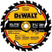 Disco Serra Circular 7-1/4 Pol 24 Dentes Elite Series DEWALT DWAW71424