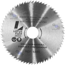 Disco Serra Circular Aço Para Madeira Forro Ferramentas 110x20mm - Lotus