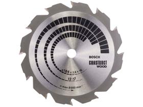 Disco serra circular ConstructWood 184x16mm 12T BOSCH Disco serra circular ConstructWood 184x16mm 12T BOSCH