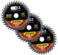 Disco Serra Circular Lamina 4.3/8 Pol 36 Dentes 03 Unidades