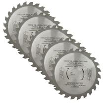 Disco Serra Circular Madeira 24 Dentes 110X20Mm Kit 05 Un Disco Serra Circular Madeira 24 Dentes 110X20Mm Kit 05 Un