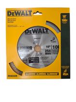 Disco Serra Circular P/ ALUMINIO 10" 254mm 100 Dentes Dewalt DWA03220