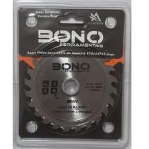 Disco Serra Circular para Madeira 24 Dentes 110x20mm - Bono BSWM001