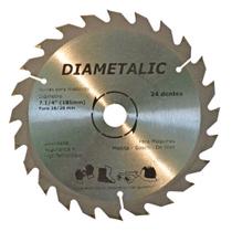 Disco Serra Para Madeira 180mm 7.1/4'' 24 Dentes Diametalic Disco Serra Para Madeira 180mm 7.1/4'' 24 Dentes Diametalic