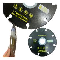 Disco Serra Tungstênio Madeira Para Esmerilhadeira 22,23mm