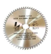 Disco Serra Videa 60 Dentes Para Mdf Madeira E Alumínio 10p