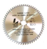 Disco Serra Videa Para Madeira Mdf E Alumínio 60 Dentes 10p