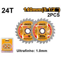 Disco Serra Vídea TCT 5½"20 mm 24 Dentes INGCO
