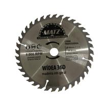 Disco Serra Wídea P/ Madeira 36 Dentes 180mm x 20mm Matz Disco Serra Wídea P/ Madeira 36 Dentes 180mm x 20mm Matz