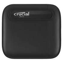 Disco Sólido Externo HD SSD 1TB Crucial Portátil X6 CT1000X6SSD9 Preto