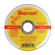 Disco Sped/Inox Starret 4.1/2X7/8X1,0 . / Kit C/ 12 Unidades