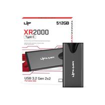 Disco SSD Externo 512GB Gamer XR2000 USB-C 3.2 Velocidade de 2000Mb