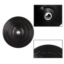 Disco Suporte Borracha Flexível 7Pols Para Lixa Rosca M14
