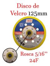 Disco Suporte para Lixadeira Roto Orbital 5" 125mm Disflex