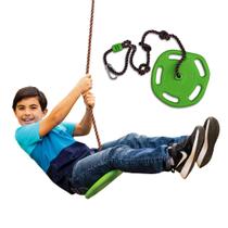 Disco Swurfer Tree Swing para crianças de 4 anos ou mais, verde