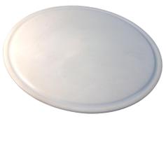 Disco Tabua Pizza C/ Canaleta 40 Cm Em Polietileno 8mm Disco Tabua Pizza C/ Canaleta 40 Cm Em Polietileno 8mm