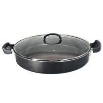 Disco Tacho Antiaderente Genginskan 40cm Tampa de Vidro Disco Tacho Antiaderente Genginskan 40cm Tampa de Vidro