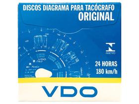 Disco Tacografo Diario 180 Km 10 Jogos - VDO