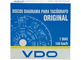 Disco Tacografo Semanal 180 Km 10 Jogos - VDO