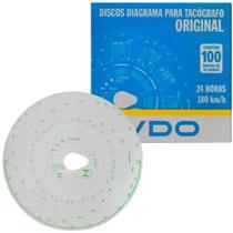 Disco Tacógrafo Vdo Original 180km 24 Horas Caminhão Onibus