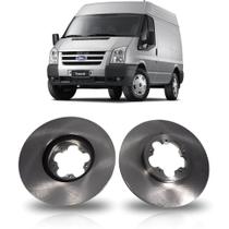 Disco transit 08/ freio dianteiro ventilado par