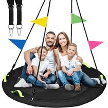 Disco Tree Swing HeyZoo de 152 cm com capacidade de 410 kg para crianças