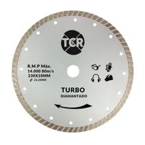 Disco Turbo Diamantado 230x10MM Prata Ecco 13300 Rpm 80m/s - Mirac