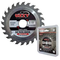 Disco Uzzy Demolidor para Serra Circular 4 ⅜ ou 110mm com 24 Dentes para Cortar Madeira Disco Uzzy Demolidor para Serra Circular 4 ⅜ ou 110mm com 24 Dentes para Cortar Madeira