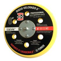 Disco velcrado 6" com furos sgt