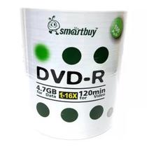 Disco virgem DVD-R SmartBuy de 16x por 100 unidades