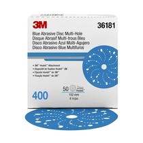 Discos abrasivos 3M Hookit Blue 36181 400+ Grade 15 cm, pacote com 50 Discos abrasivos 3M Hookit Blue 36181 400+ Grade 15 cm, pacote com 50