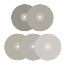 Discos Abrasivos DZQ 15cm Lapidado Plano de Diamante Conjunto de 5 Peças com Granulações Discos Abrasivos DZQ 15cm Lapidado Plano de Diamante Conjunto de 5 Peças com Granulações