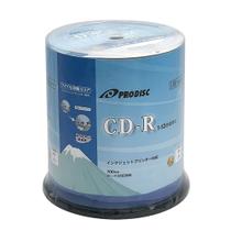 Discos CD-R em branco Prodisc 700MB 52X Imprimíveis a jato de tinta brancos x100 Discos CD-R em branco Prodisc 700MB 52X Imprimíveis a jato de tinta brancos x100